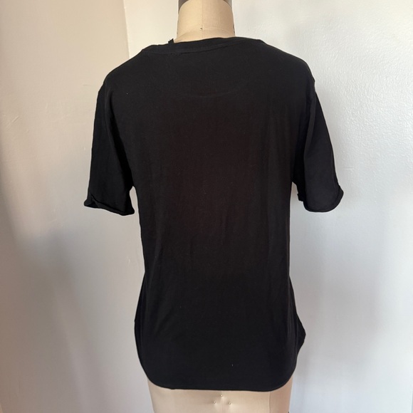 Balmain x H&M Black T-Shirt for Women - Picture 4 of 6